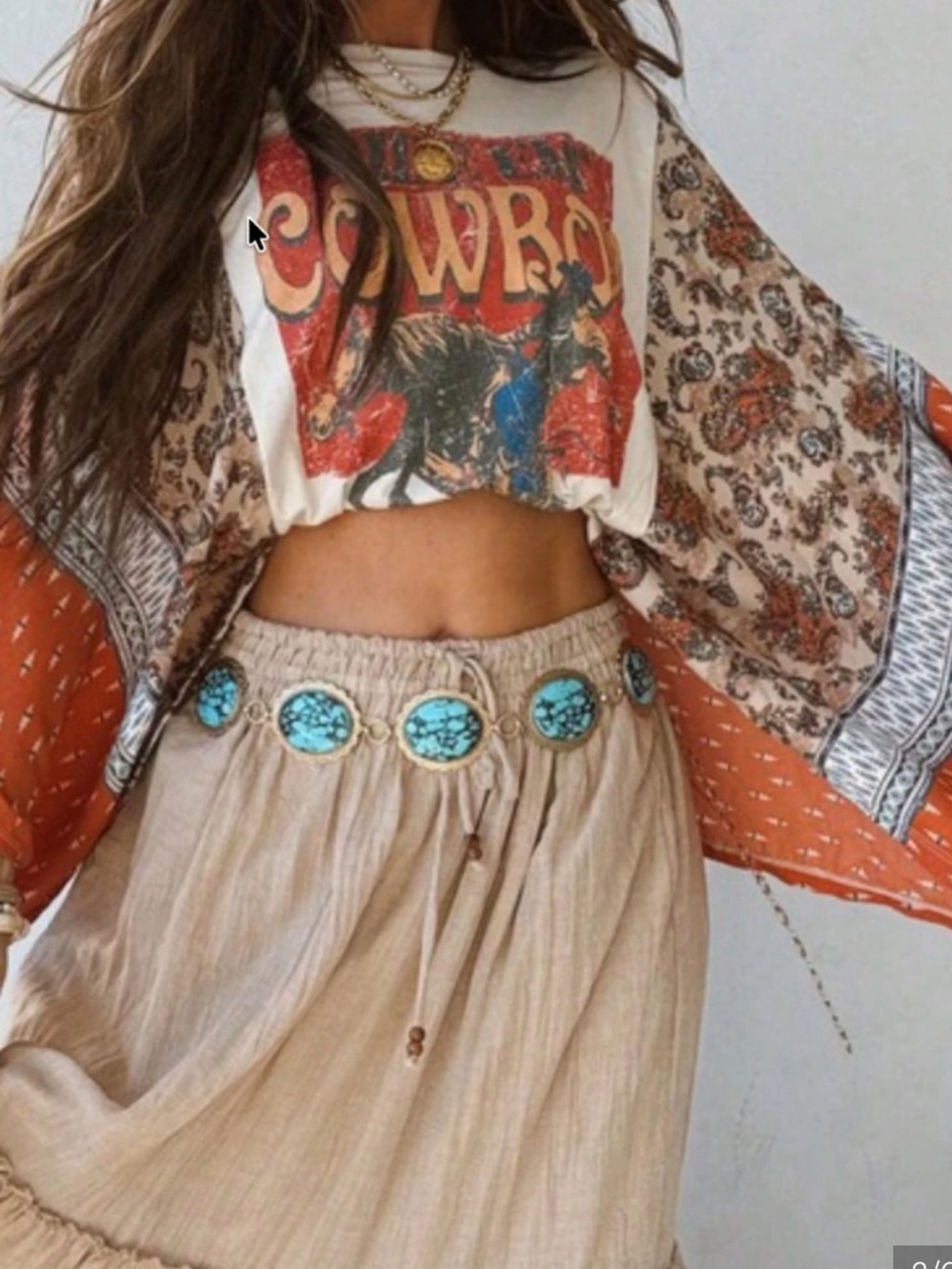 Batwing boho tee - Picture 3 of 4